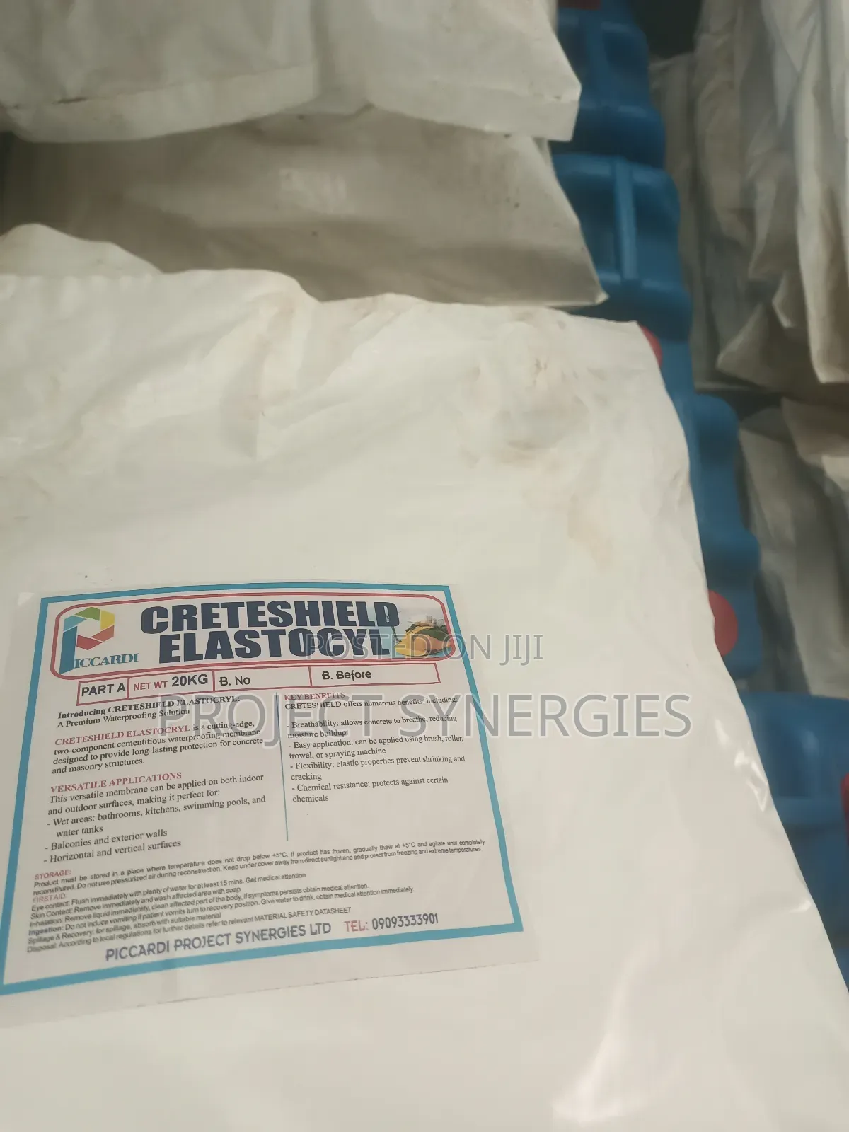 Creteshield Elastocryl - Acrylic (A) 20kg+ Polymer (B) 7kg