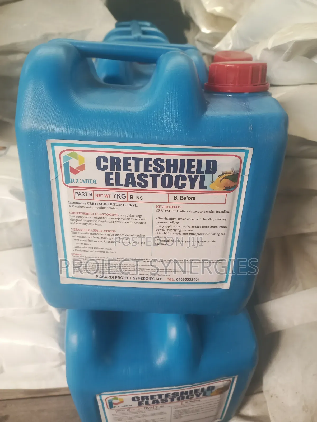 Creteshield Elastocryl - Acrylic (A) 20kg+ Polymer (B) 7kg