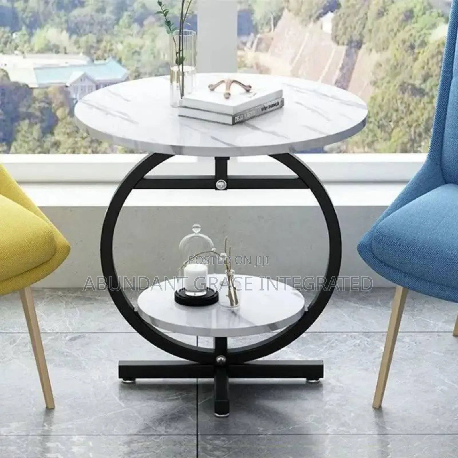 Marble Side Bed Stool.
