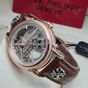 High Quality Patek Philippe Leather Automatic Watch