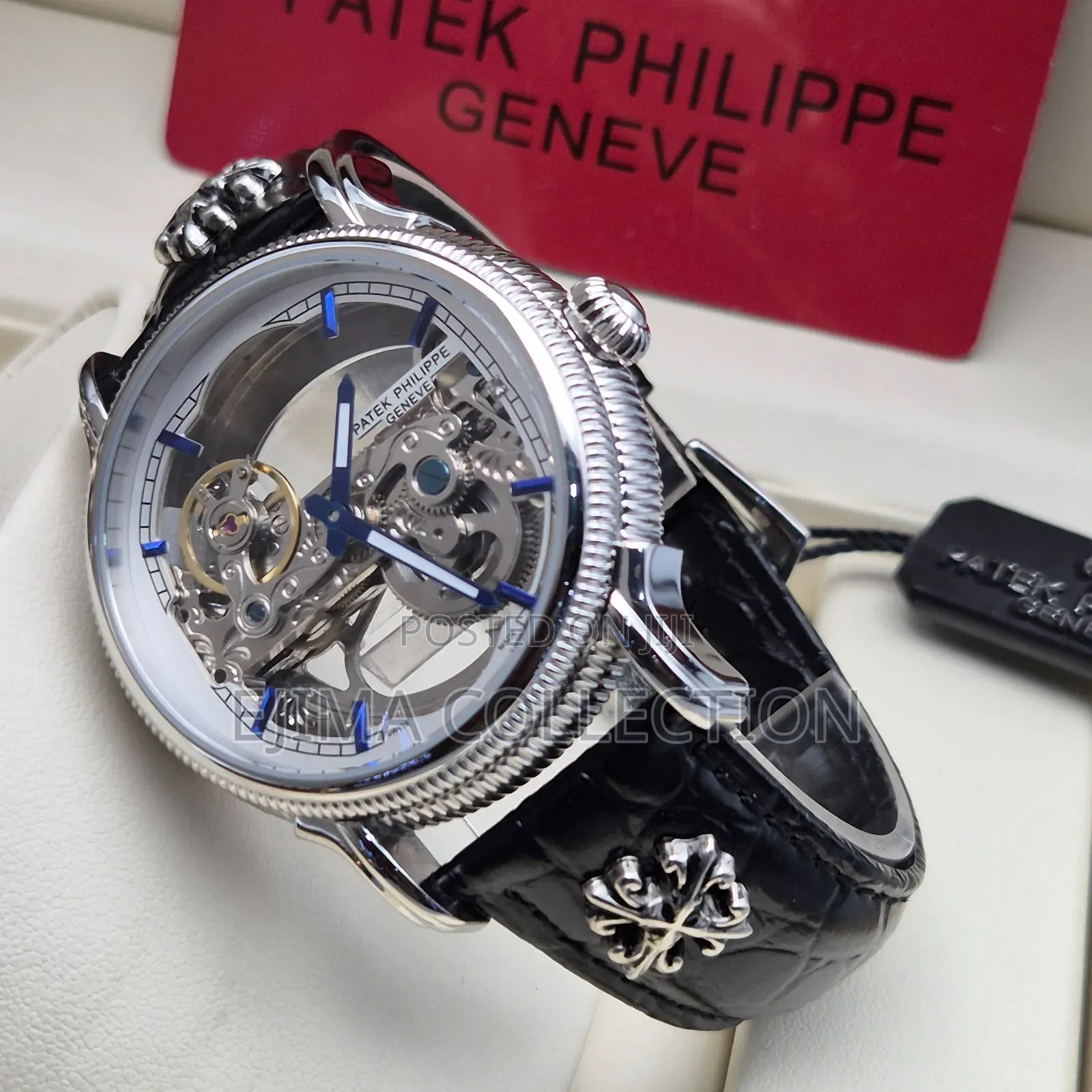 High Quality Patek Philippe Leather Automatic Watch