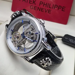 High Quality Patek Philippe Leather Automatic Watch