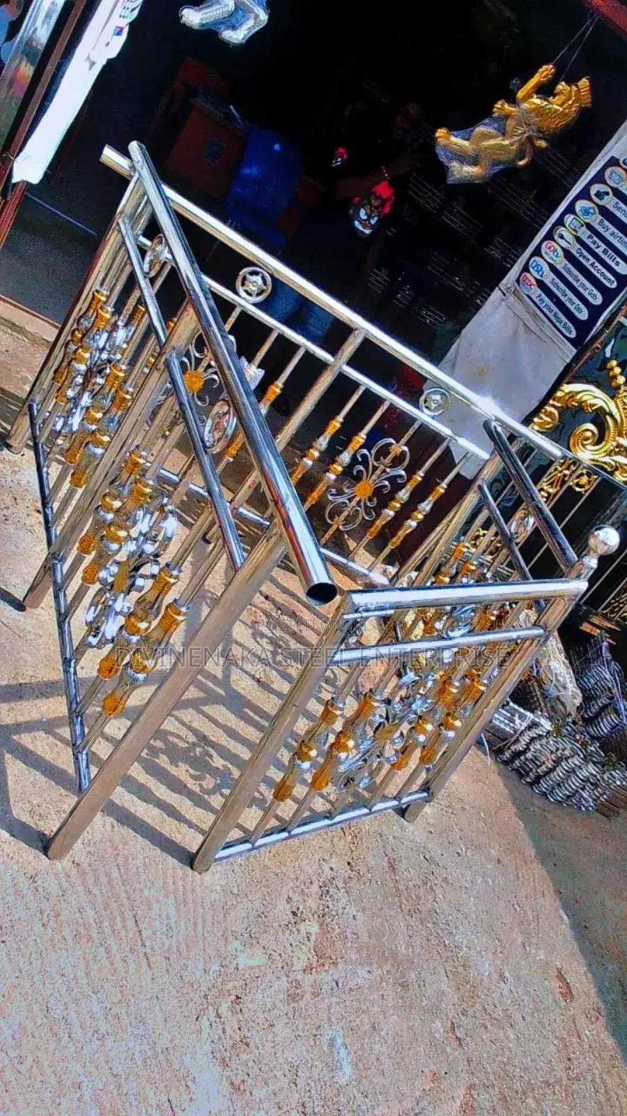 Half Gold Handrails