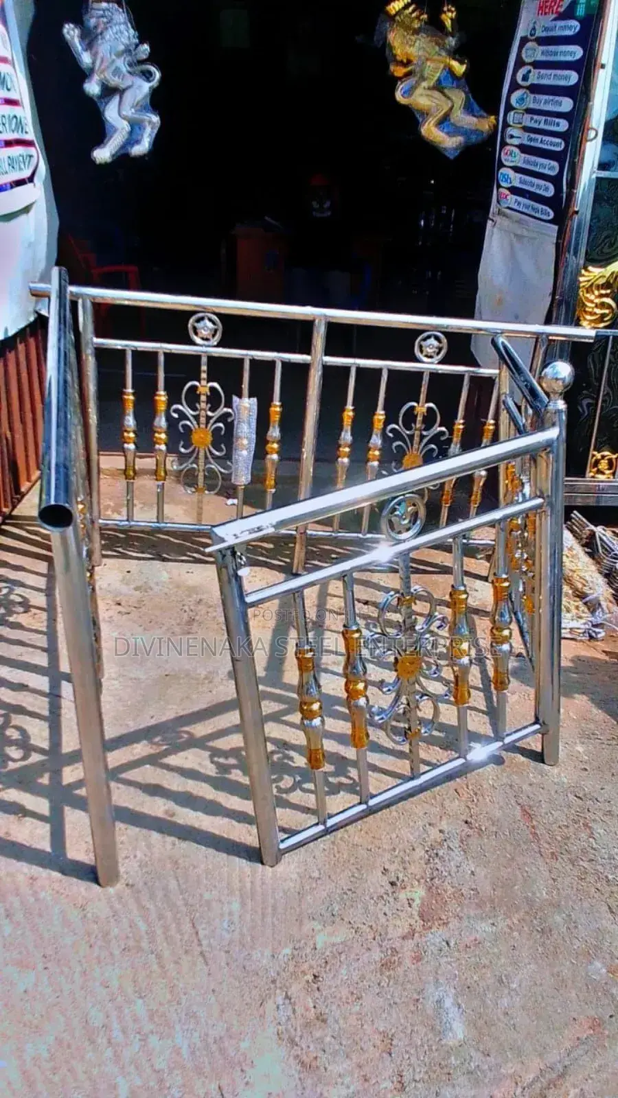 Half Gold Handrails