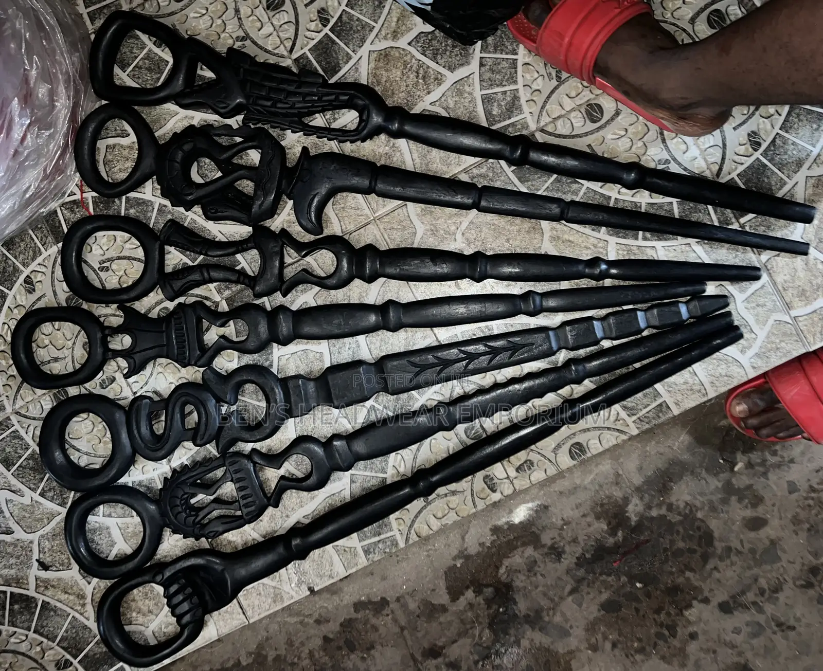 Crafted Wooden Walking Sticks