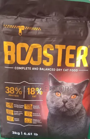 Photo - Booster Cat Food. 3kg