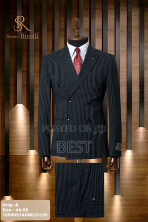 Strips Turkish Double Breasted Suit