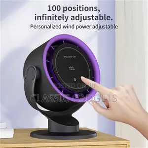  Touch Screen Rechargeable Desktop Fan