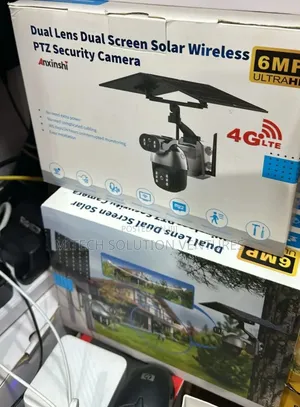 6mp Dual-Lens 4g Solar-Powered Wireless PTZ Security Camera