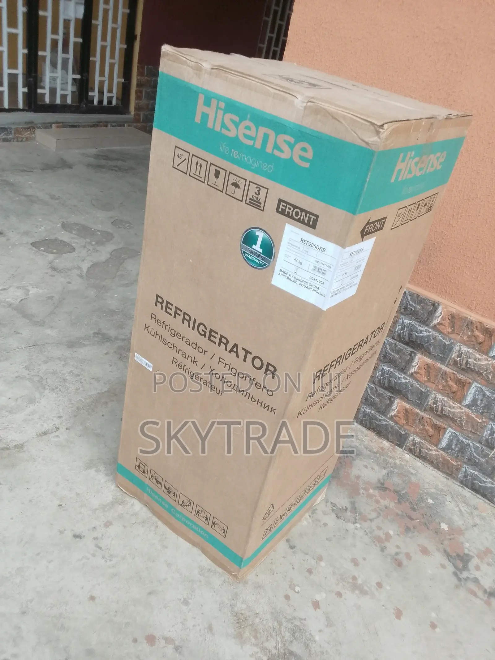 Introducing the New 205l Hisense - (Ref205drb)+Dispenser Ref