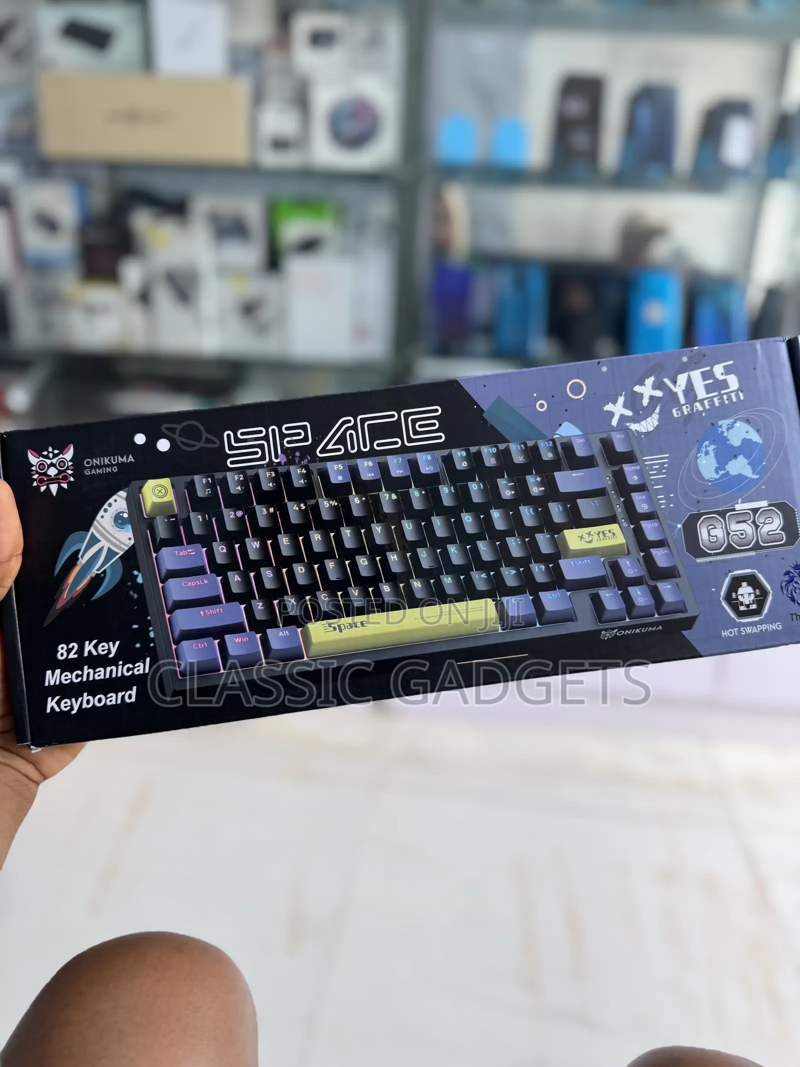 Onikuma G52 82 Keys Mechanical Professional Gaming Keyboard