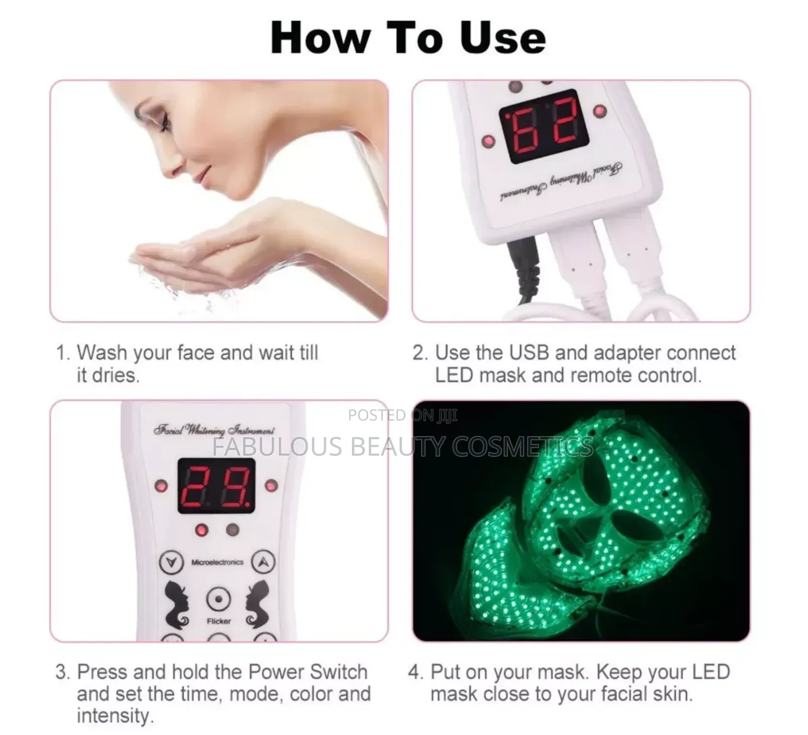 Professional Led Light Therapy Mask! Mzz6