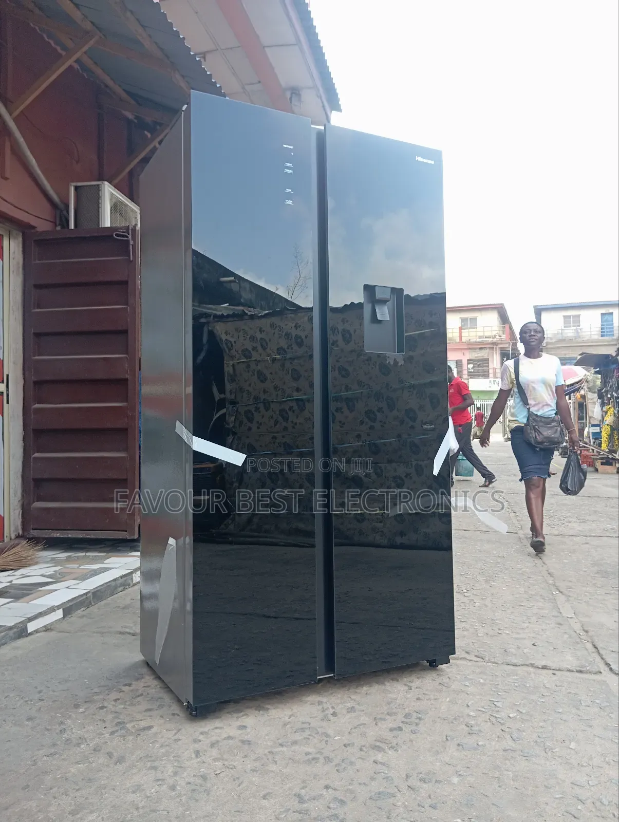 Hisense 529l Side by Side Fridge+ Dispenser Fast Freezing
