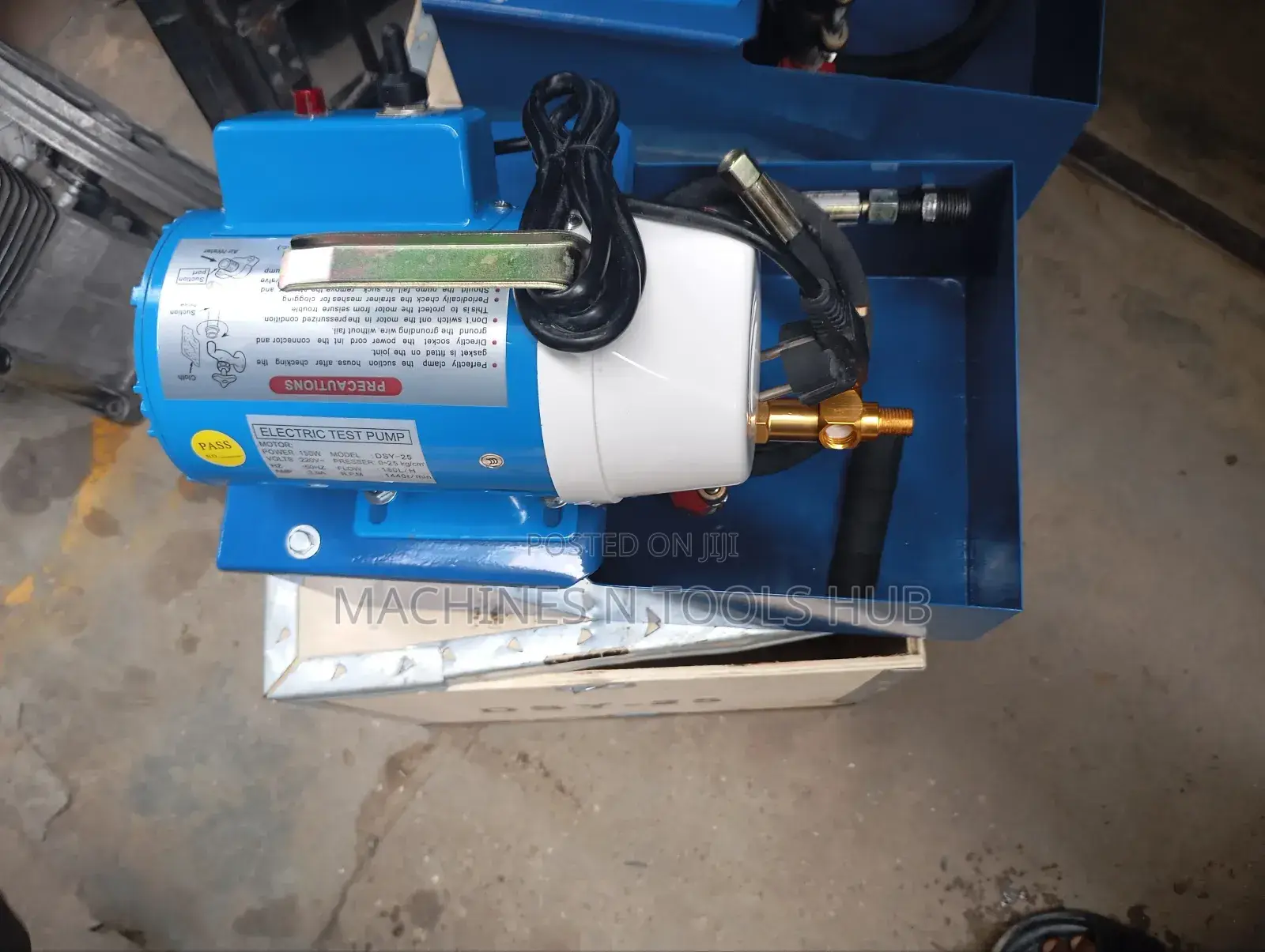Dsy 25 Electric Hydraulic Test Pump