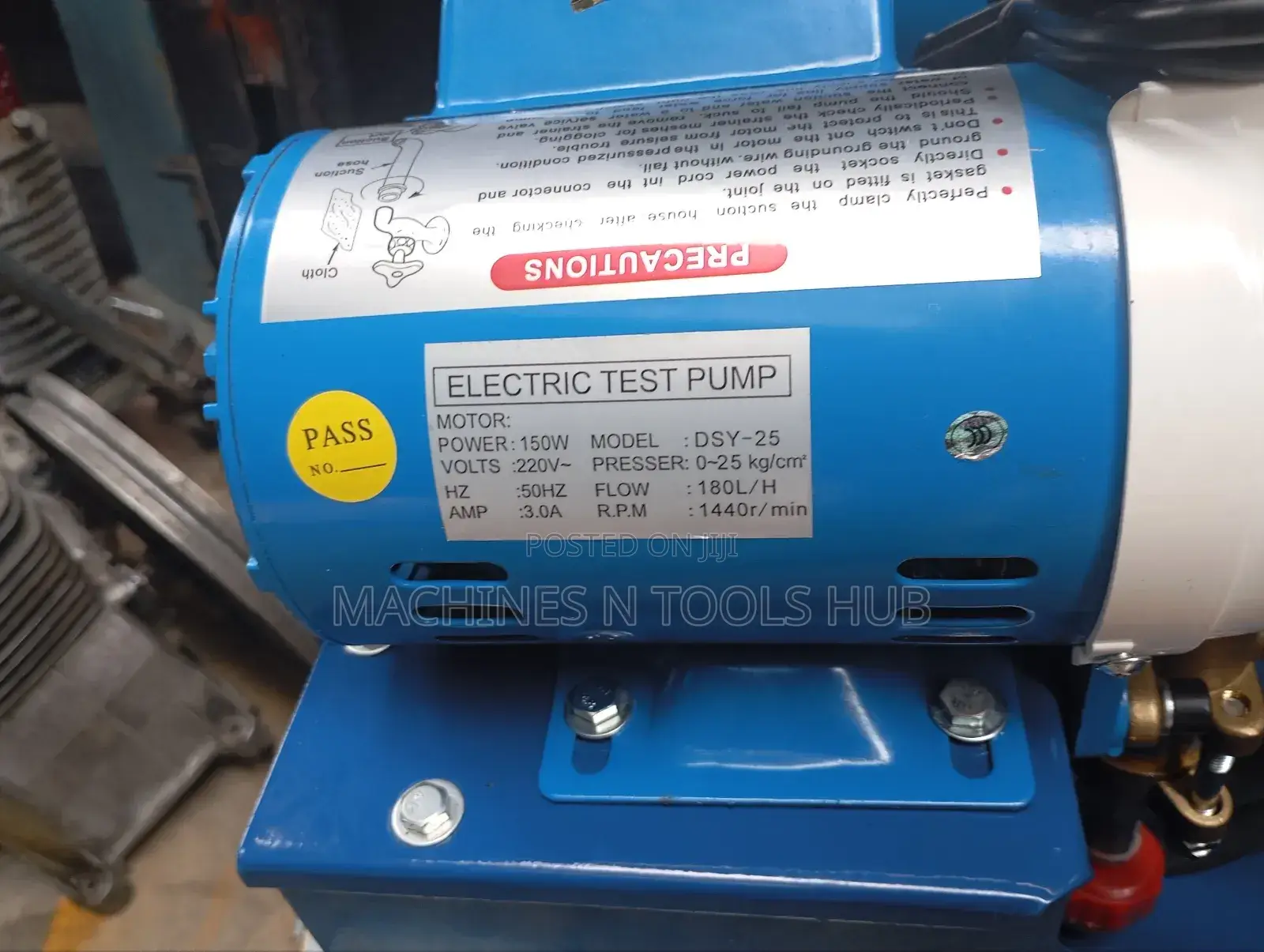 Dsy 25 Electric Hydraulic Test Pump