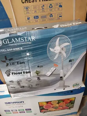 Glamstar Rechargeable Fan