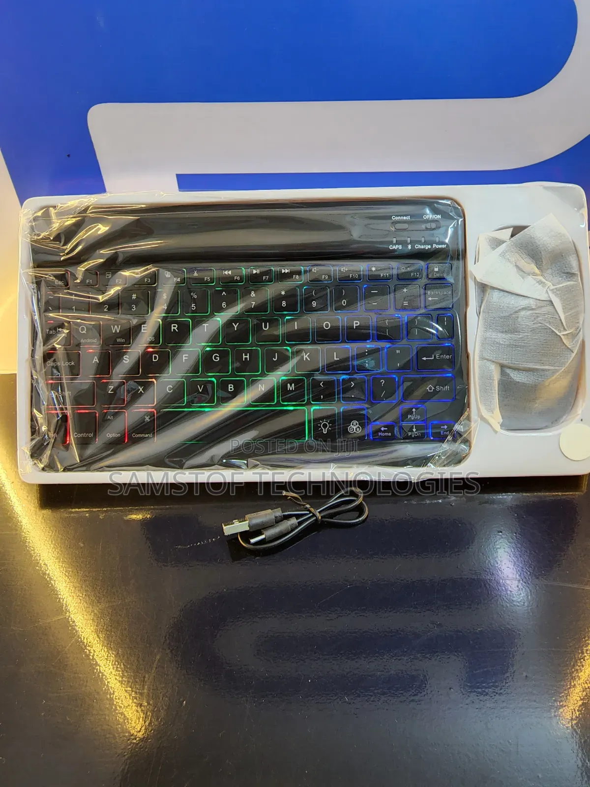 Wireless Keyboard Mouse Kit With Backlight