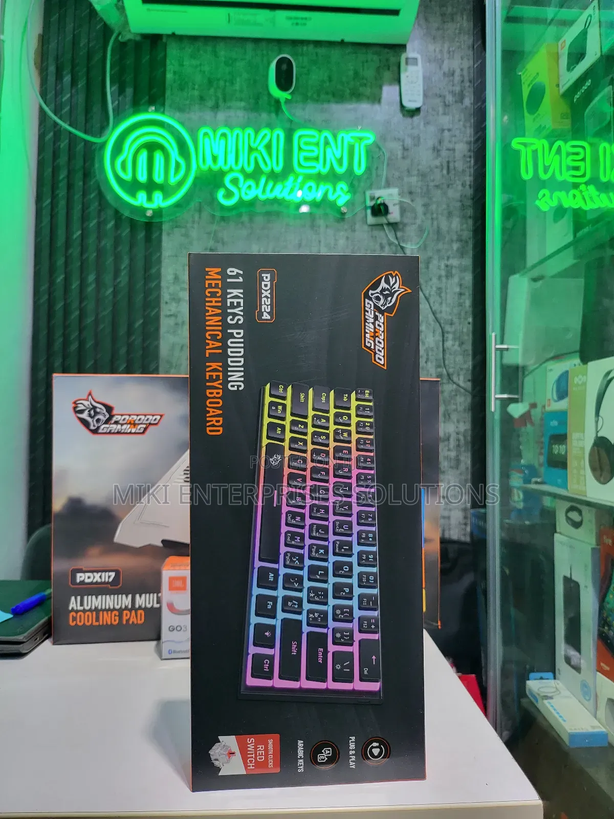Porodo 61 Keys Pudding Mechanical Keyboard