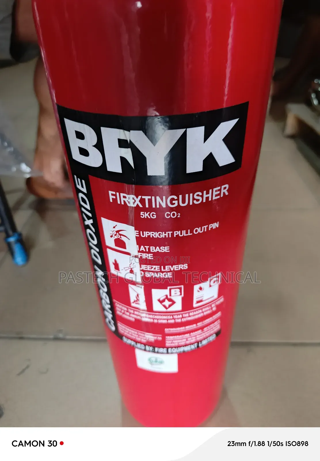 Bryk 5kg Co2 Fire Extinguisher