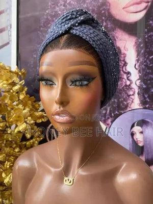Styled Glueless Frontal Turban
