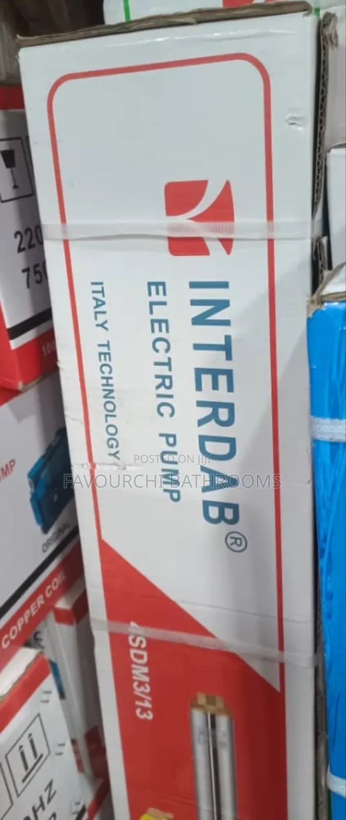 Interdab 1hp Submersible Pump