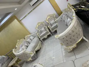 Complete Set of 8seater Imported Royal Fabric Sofa Chair