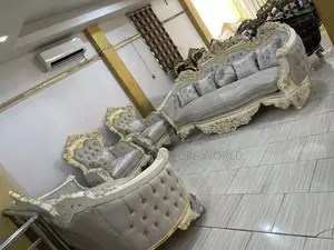 Complete Set of 8seater Imported Royal Fabric Sofa Chair