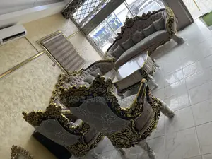 Set of High Quality Imported Royal Fabric Sofa Chair