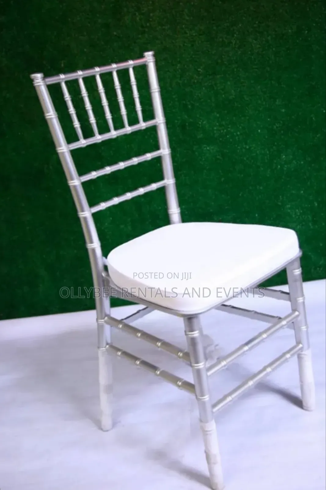 Silver Chivalry Chairs Available for Rent