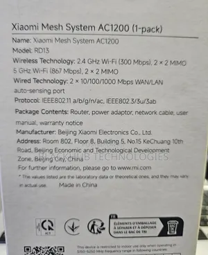 Xiaomi Mesh System Ac1200
