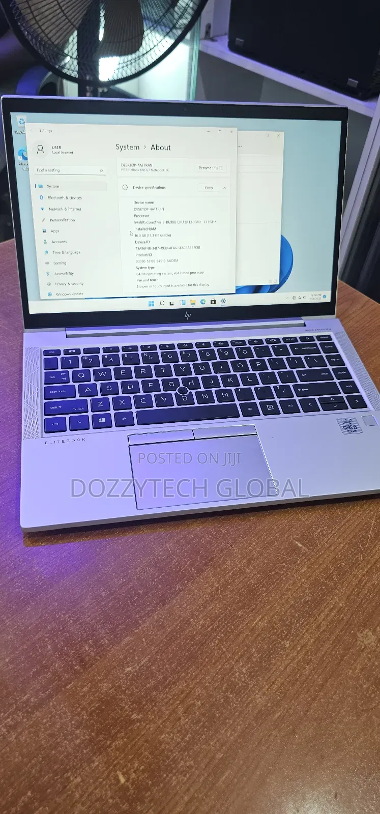 Laptop HP EliteBook 840 G7 16GB Intel Core I5 SSD 512GB