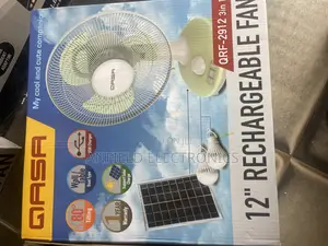 Qasa 12 Inches Solar Rechargeable Fan
