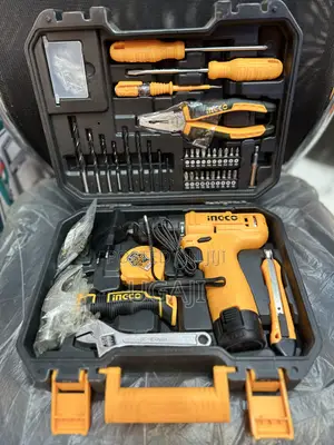 12v Ingco Complete Tools Set and Screw Machine