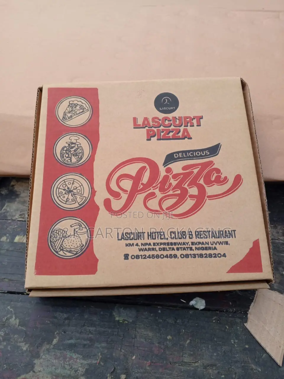 Pizza Carton Two Colors
