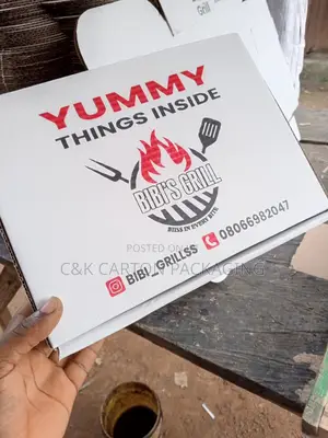 High Pizza Two Colour Printed Carton