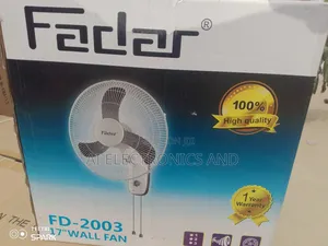 Fadar Wall Mounted Fan 17inches White Color