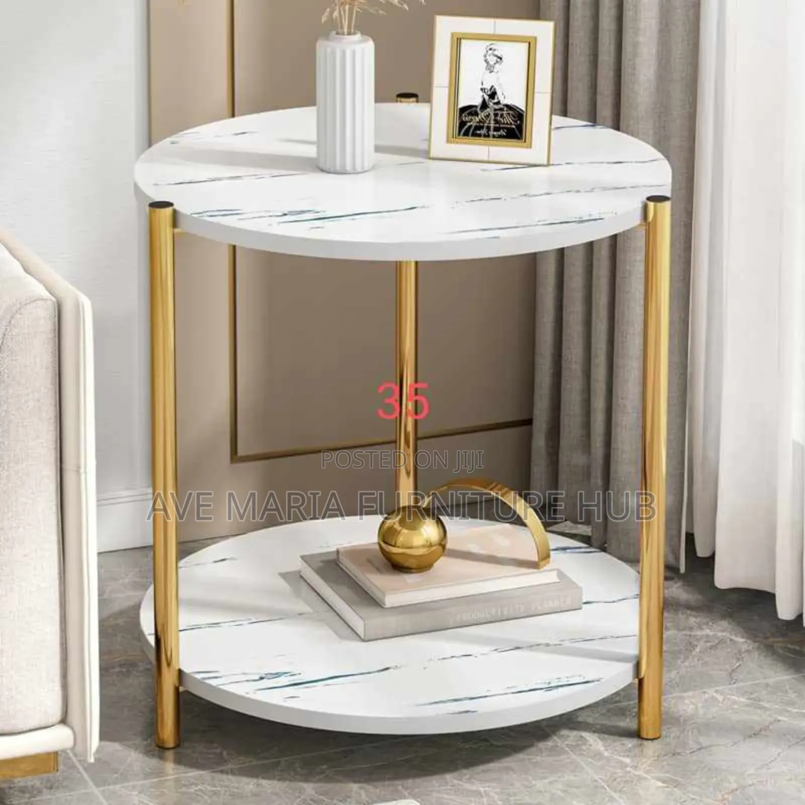 Wooden Side Stool.