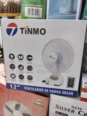 12"Tinmo Solar Table Fan