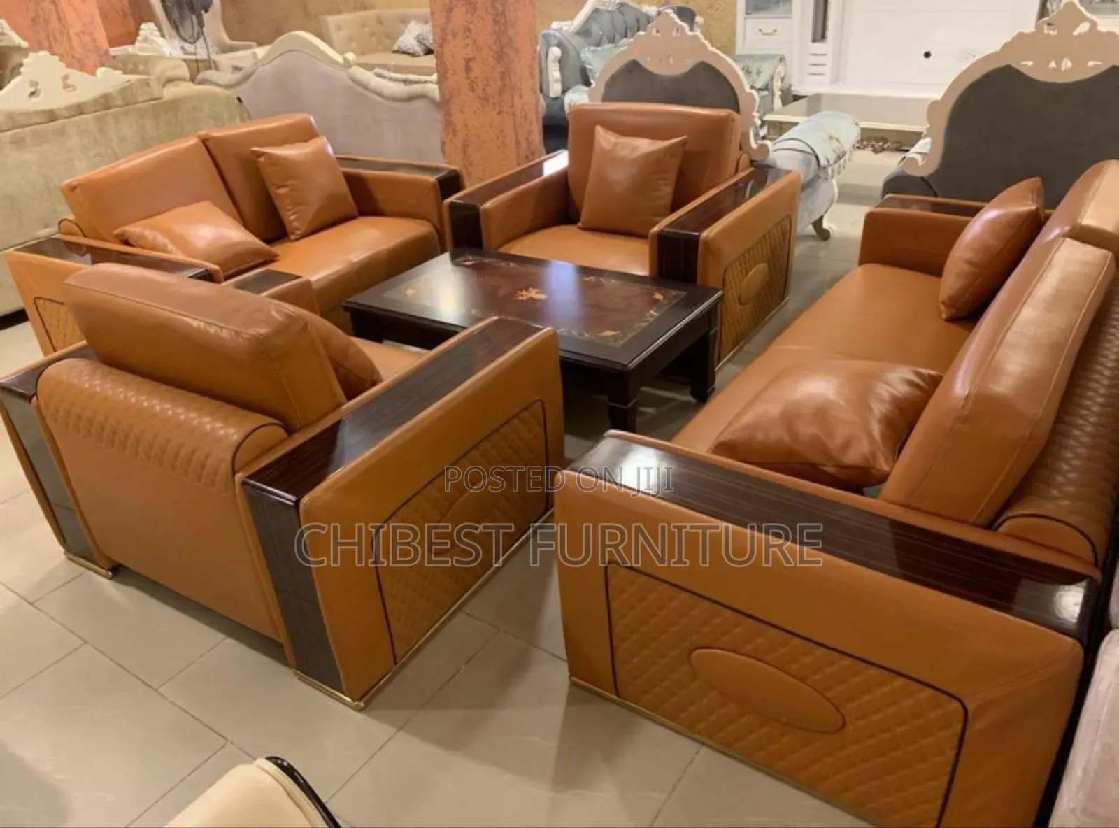 Imported Leather Sofa Chairs by 7 Seaters