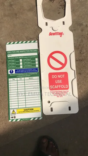 Scafftag Kit - 10 Holders, 20 Inserts, 1 Pen