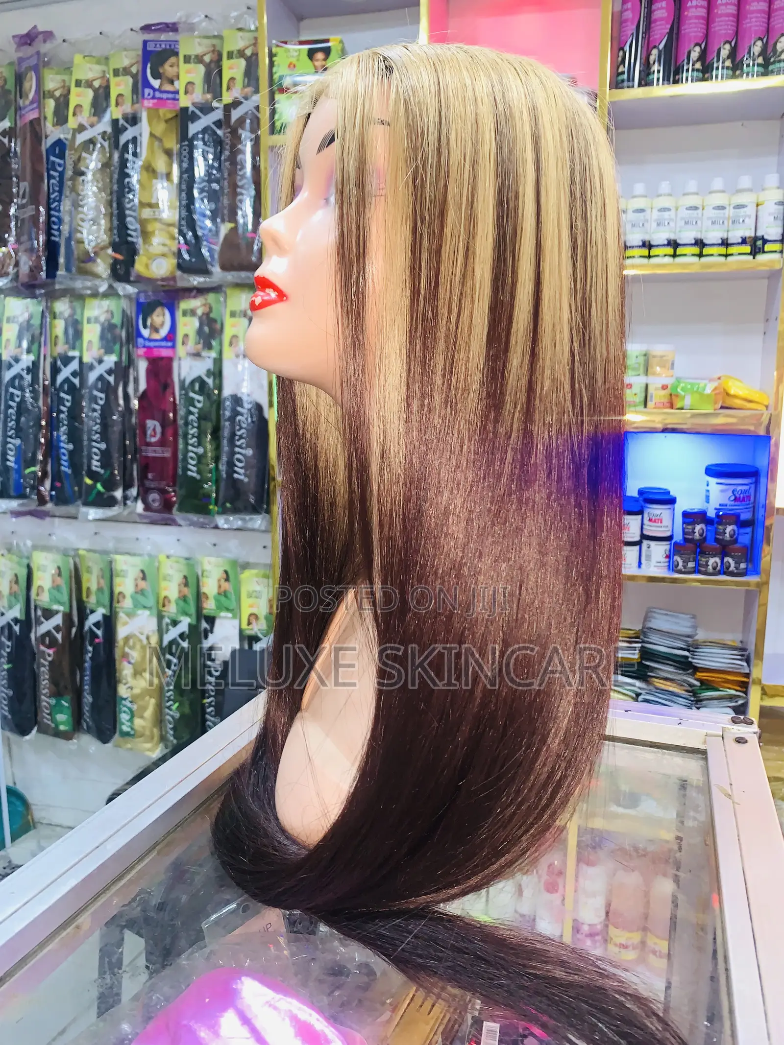 Bone Straight Human Hair Blend