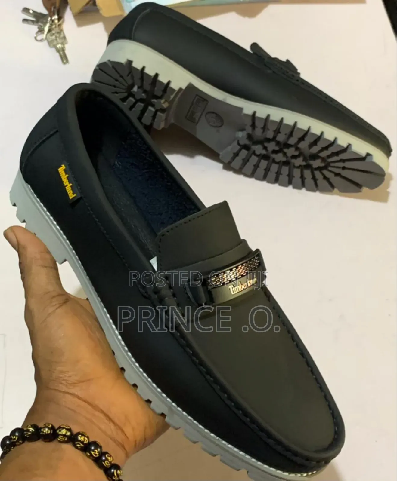 Leather Timberland Loafers With Iron