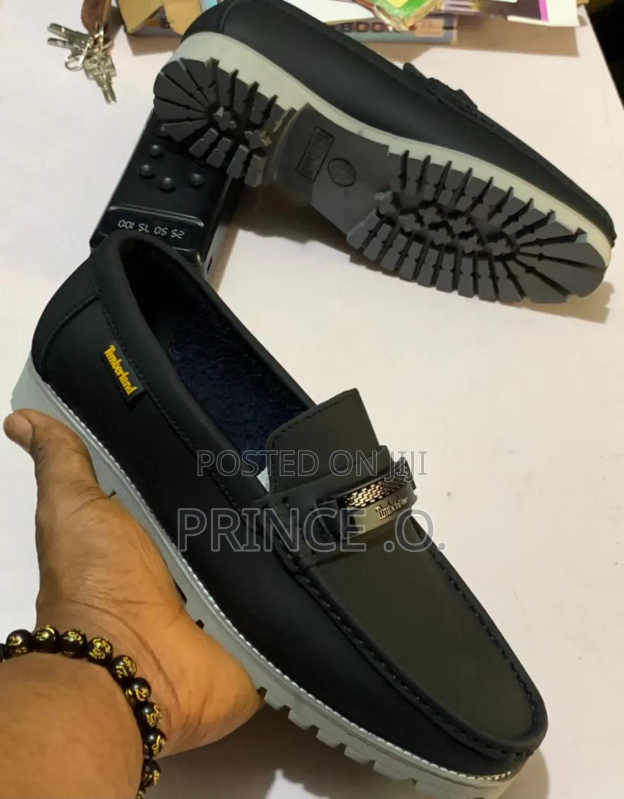 Leather Timberland Loafers With Iron