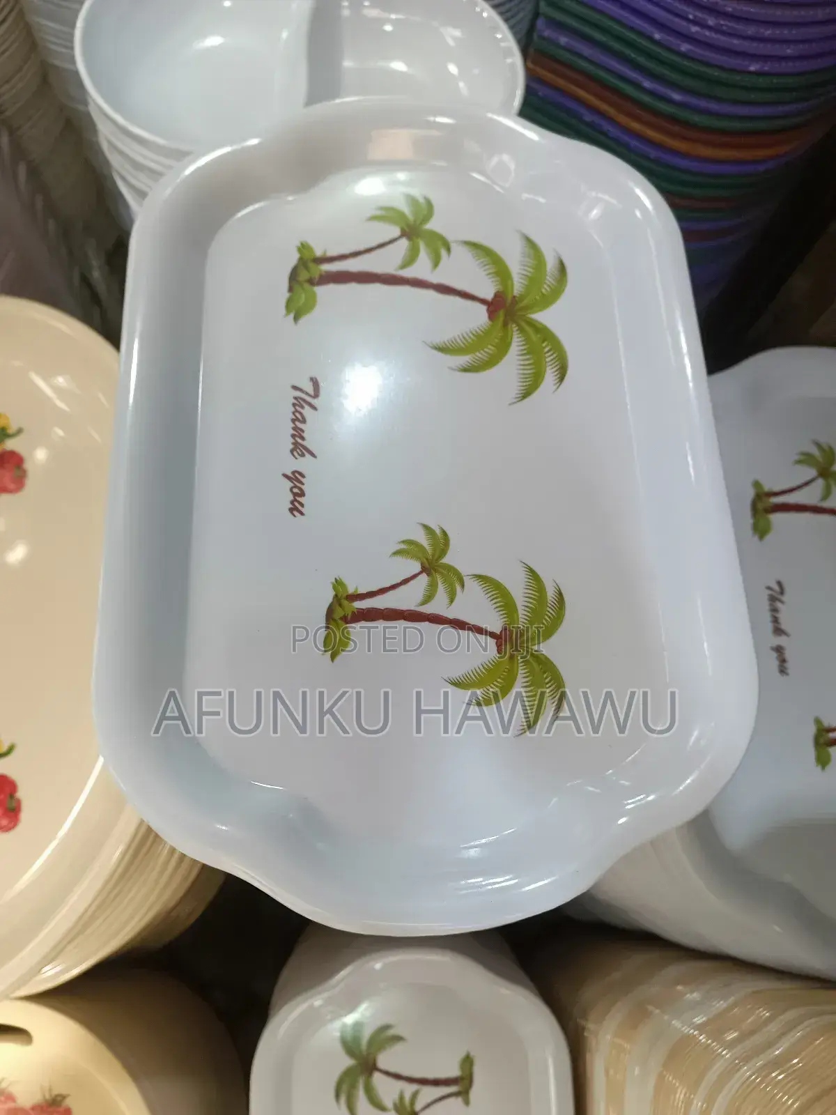 Ceramic Unbreakable Medium Tray 12pcs