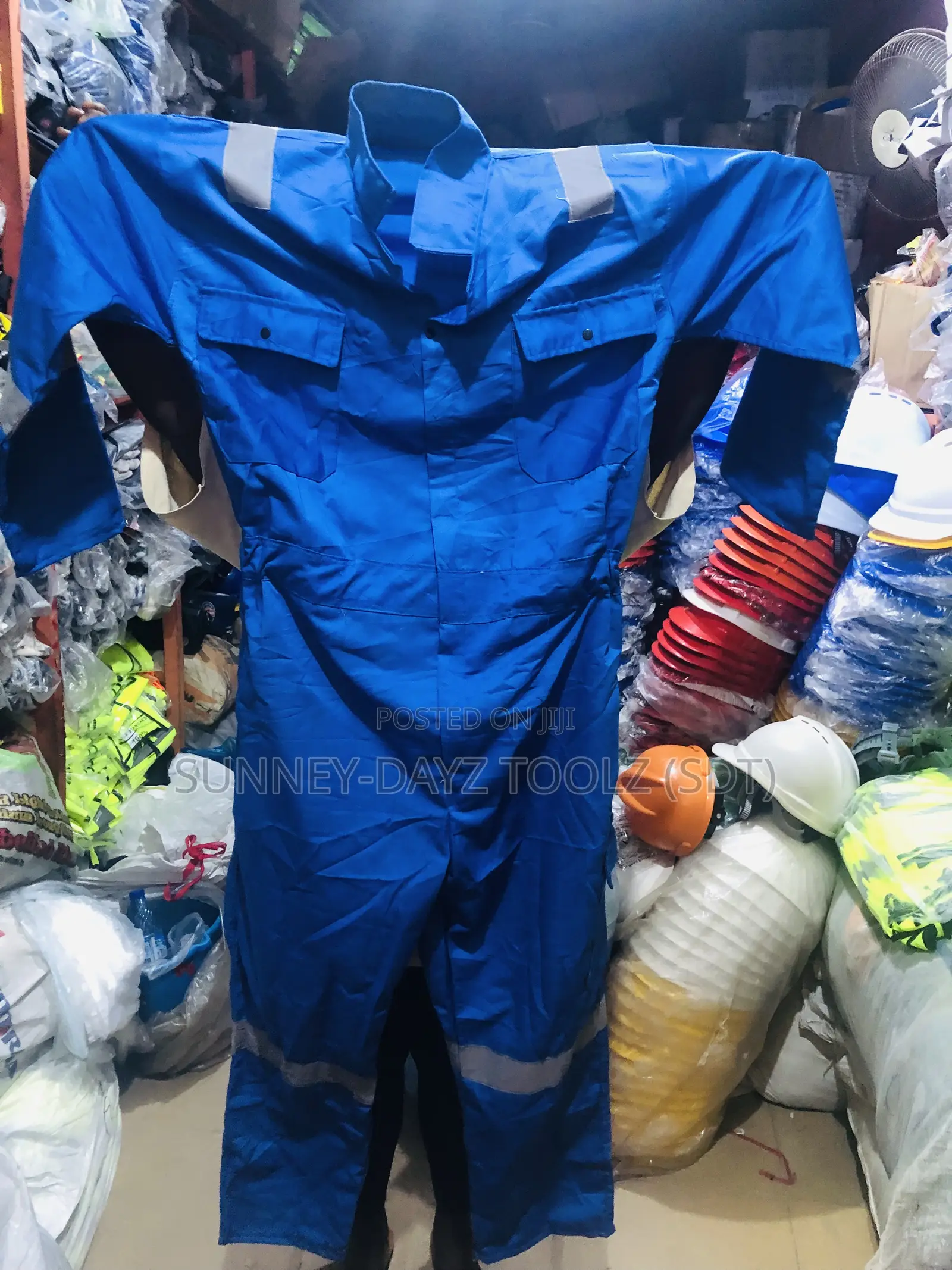 Blue Reflective Coverall