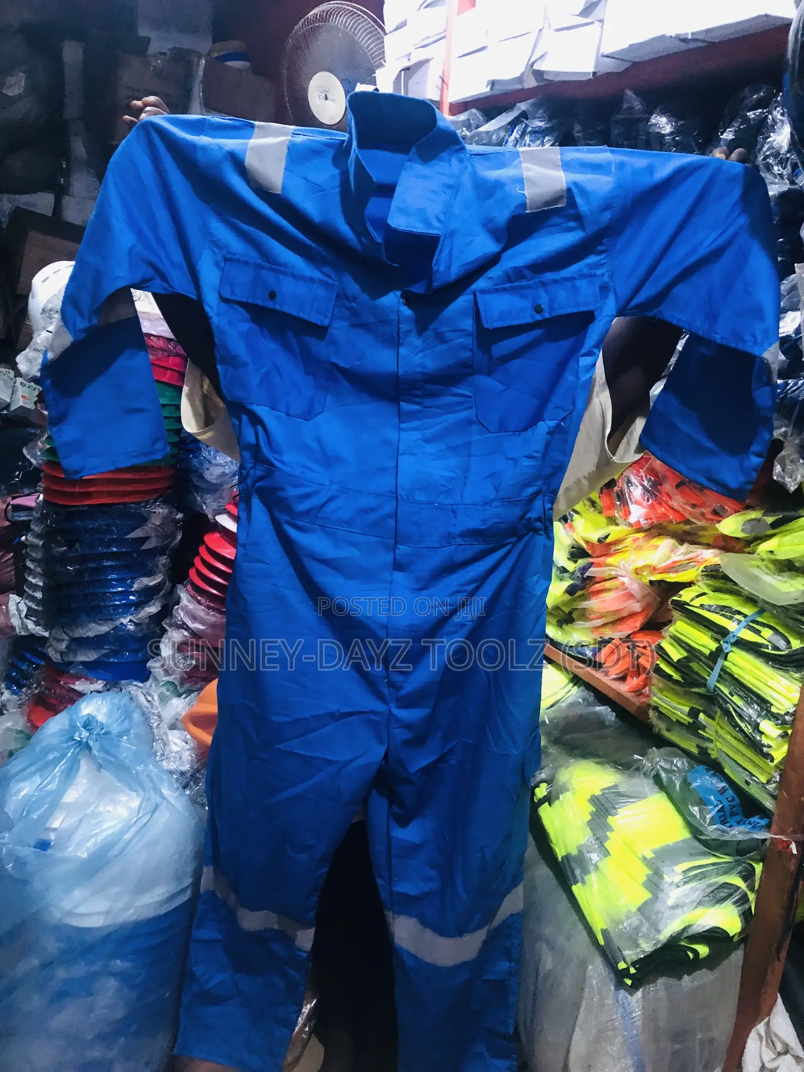Blue Reflective Coverall
