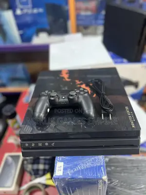 Ps4 Pro Console ( Customized)+ 10 Games Installed Both Fc25
