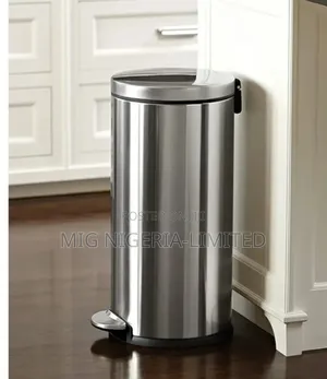 Stainless Steel 30l Pedal Dustbin With Inner Bucket