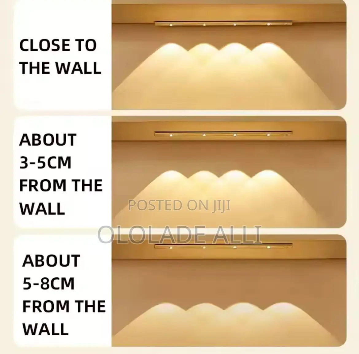 Led Sensor Lamp Cabinet Light Charging