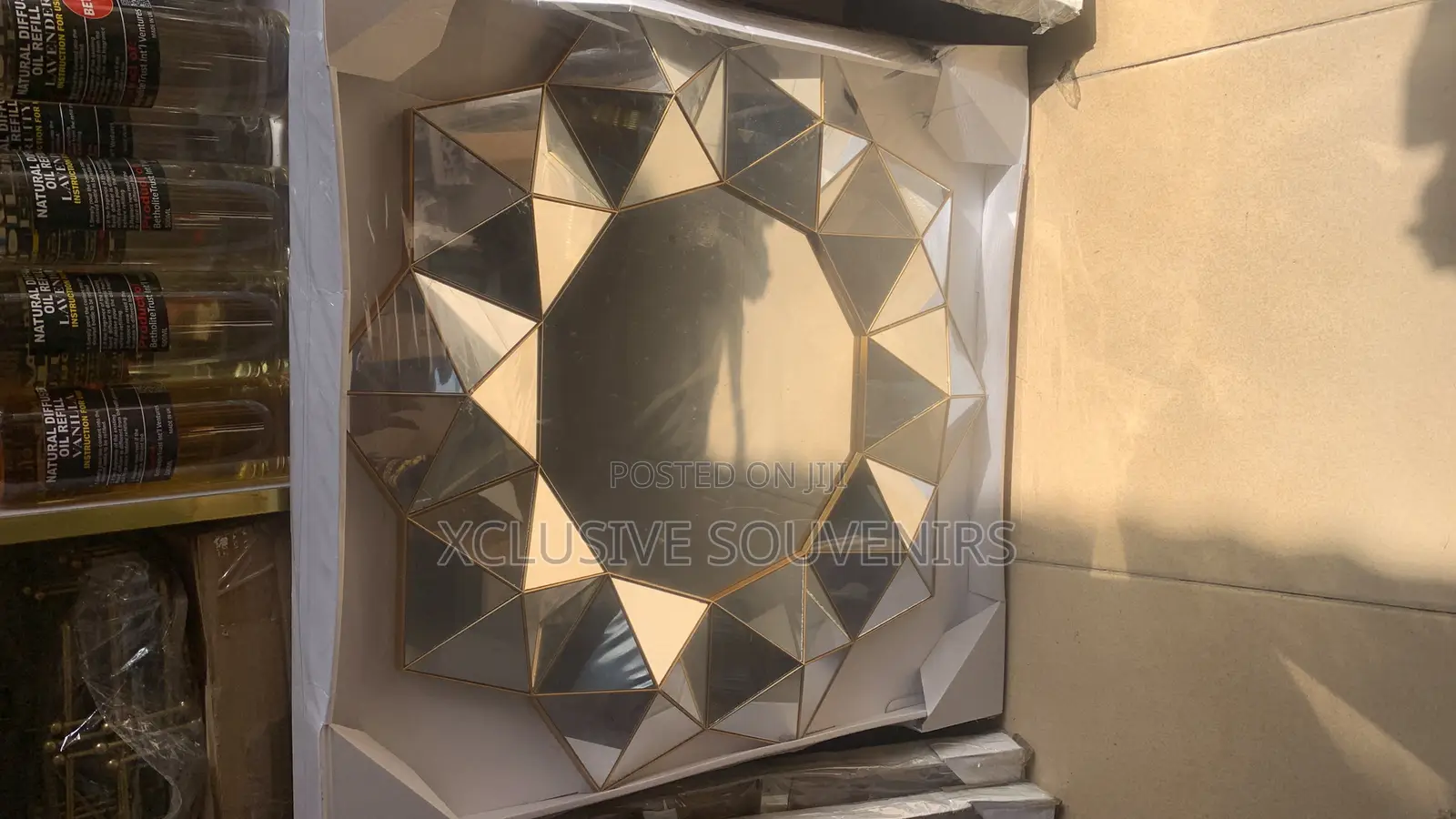 Simple Modern Art Patchwork Mirror Decoration Mirror